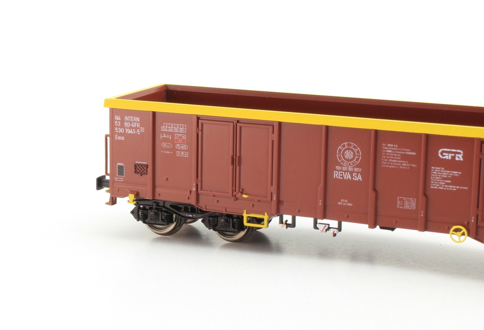 Gondola wagons set, GFR, H0 scale (1:87)